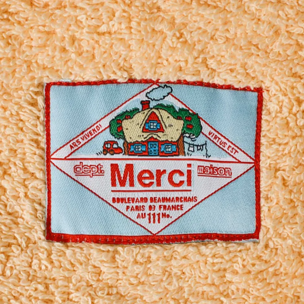Serviette de bain en éponge - Jaune Zénith