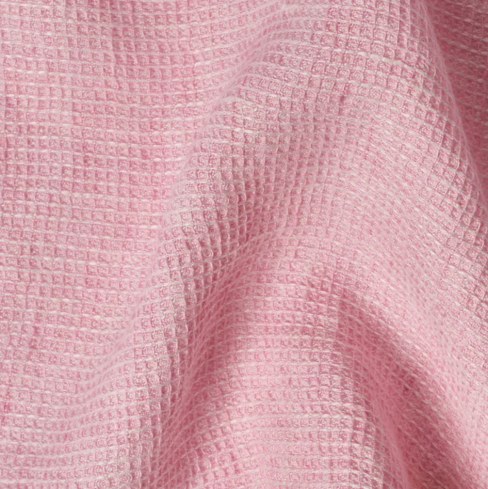 Serviette de bain invité en lin - Rose Granité