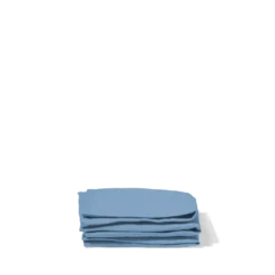 Serviette de table en lin lavé - Bleu Primaire
