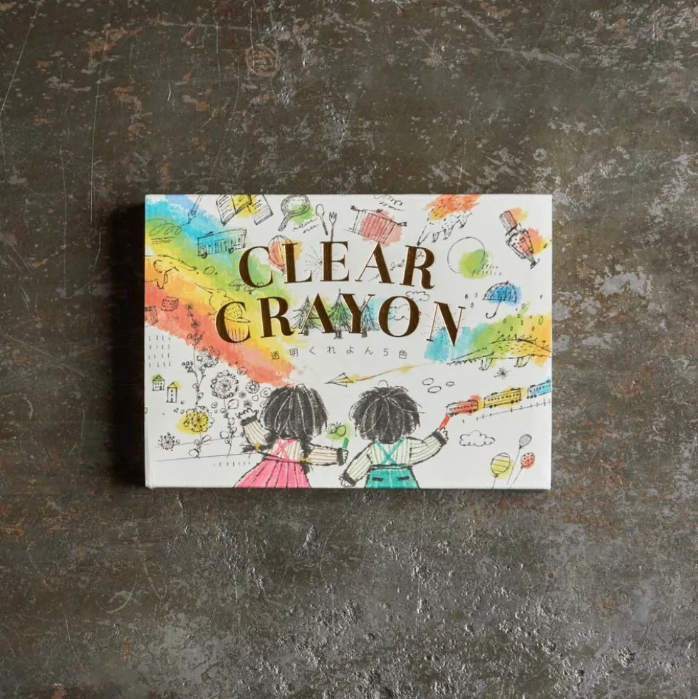 Set 5 crayons transparents