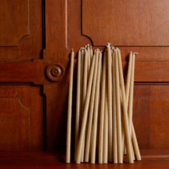 Set de 25 bougies fines - Lin