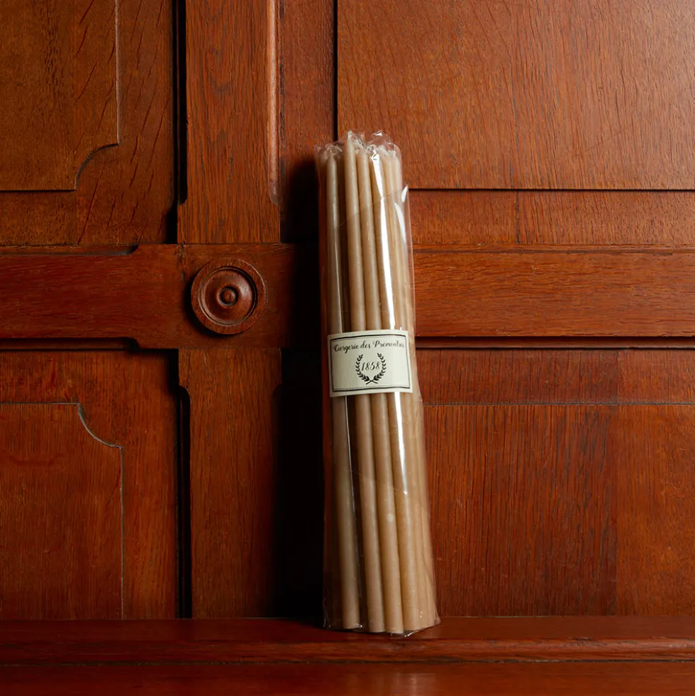 Set de 25 bougies fines - Lin