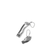 Set de 2 coupe-ongles pour mains et pieds - Argenté