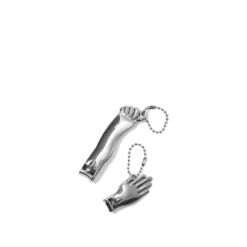 Set de 2 coupe-ongles pour mains et pieds - Argenté