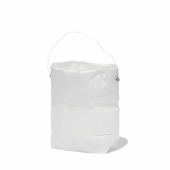 Set de 4 lanternes en papier - Blanc et argenté