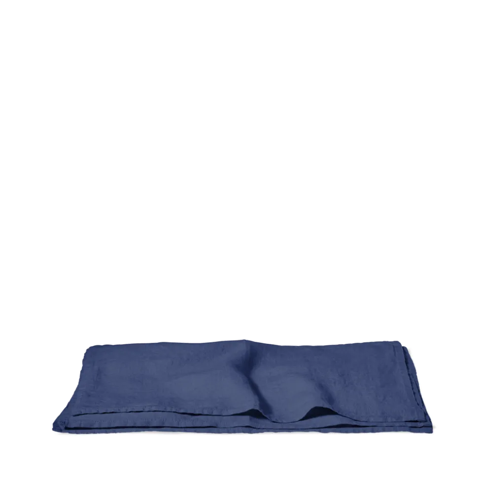 Set de table en lin lavé - Bleu Pacifique