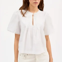 Skall Studio - Blouse Freesia - Blanc Optique