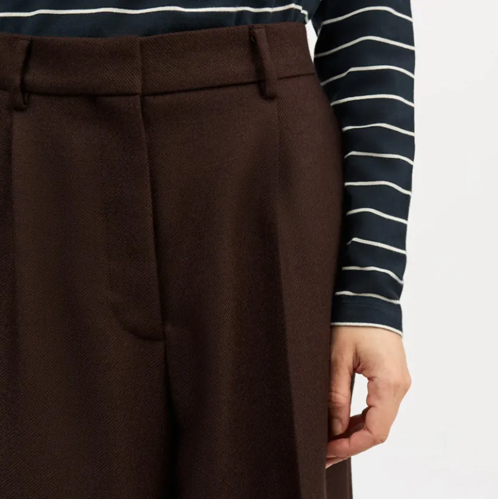 Skall Studio - Pantalon Emmerson - Marron Foncé