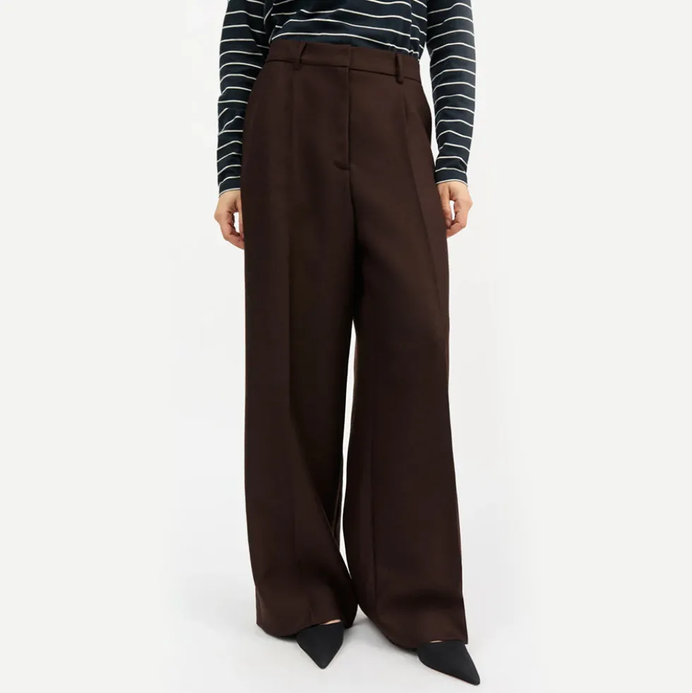 Skall Studio - Pantalon Emmerson - Marron Foncé