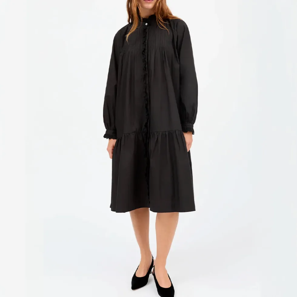Skall Studio - Robe Chemise Lulu - Noir