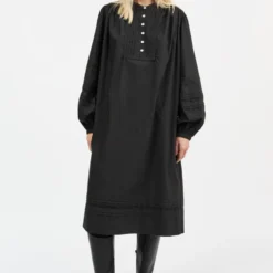 Skall Studio - Robe Leaf - Noir