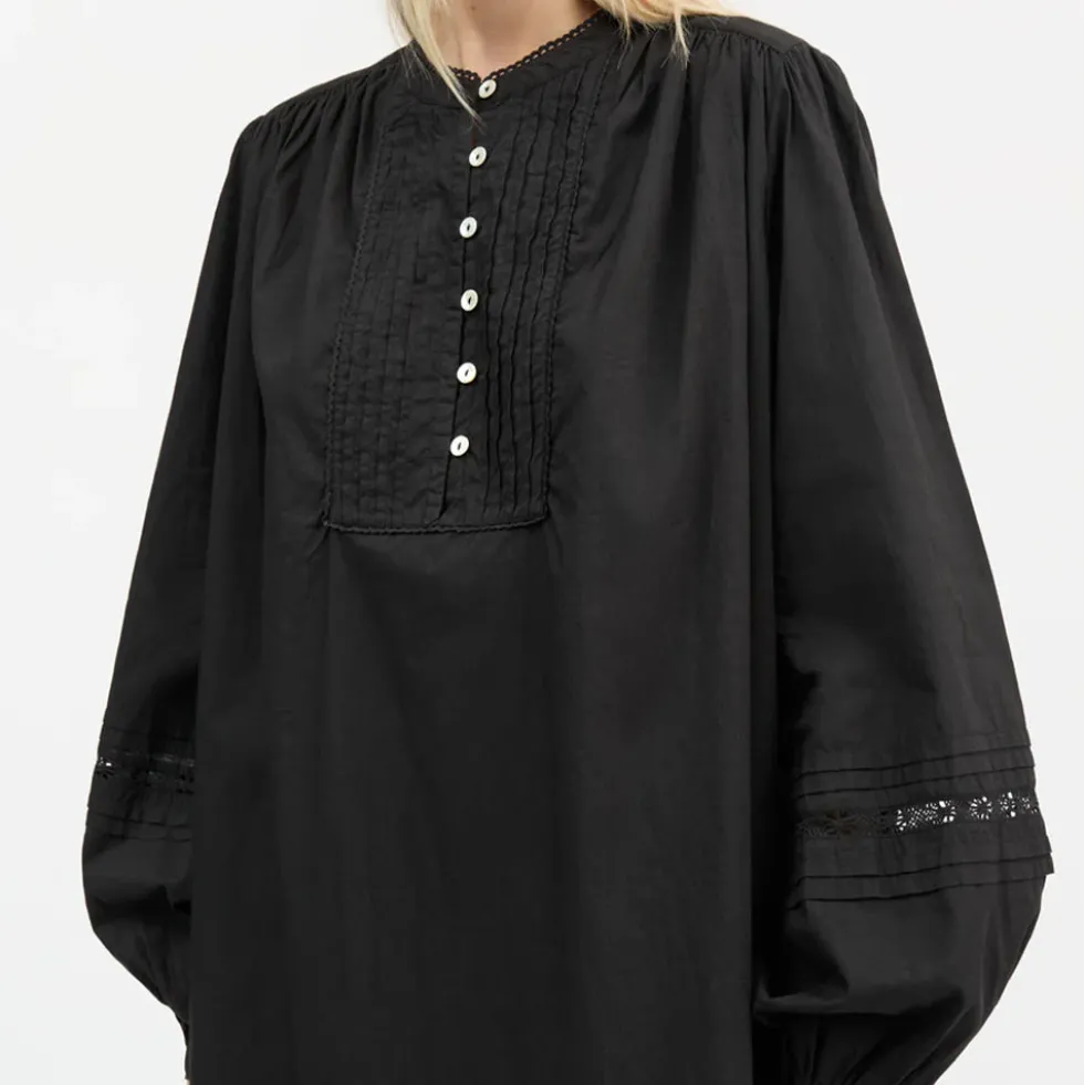 Skall Studio - Robe Leaf - Noir