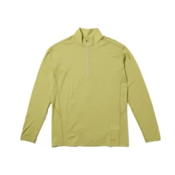 Snow Peak - Pull Demi-zip Laine - Vert Clair
