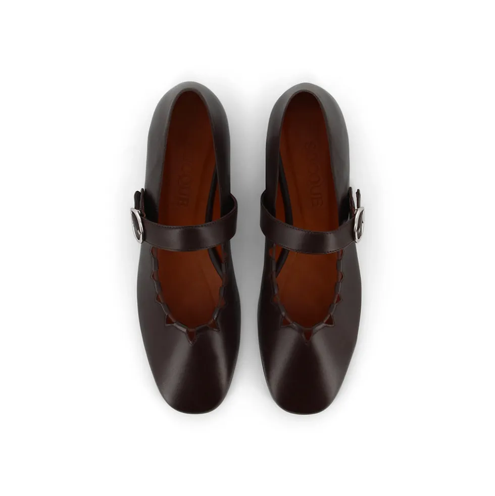 Socque - Ballerine Ginger - Chocolat
