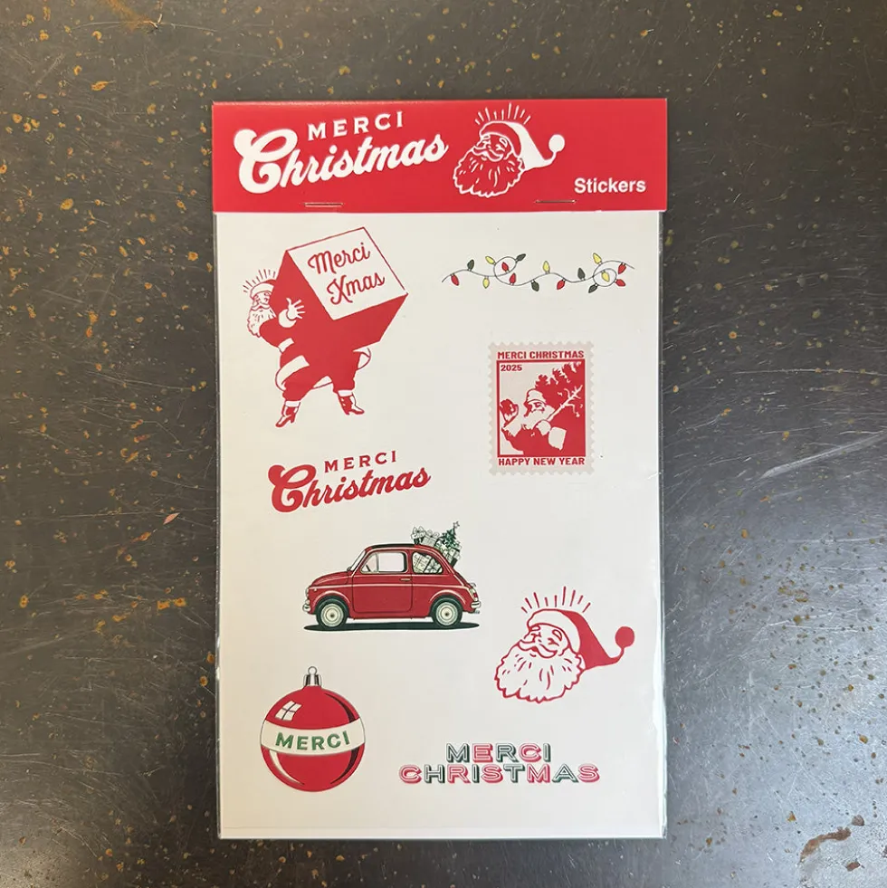 Stickers - Merci Christmas