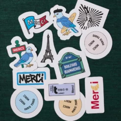 Stickers Merci - Paris
