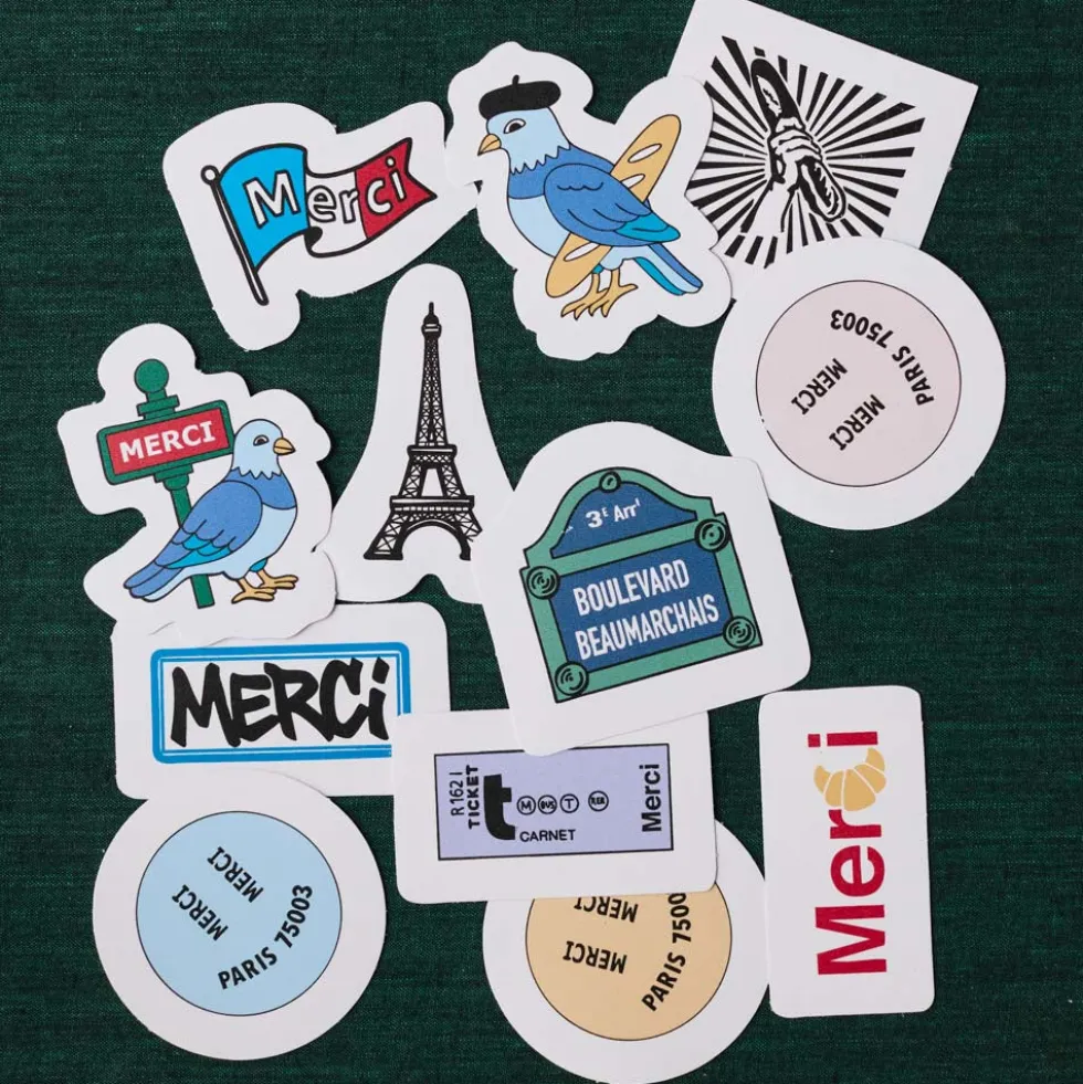 Stickers Merci - Paris
