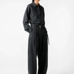 Studio Nicholson - Chemise Pinole - Ardoise Mélangée