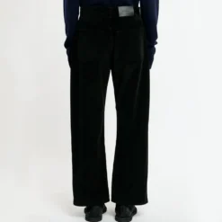 Studio Nicholson - Pantalon Denjo en Velours - Noir