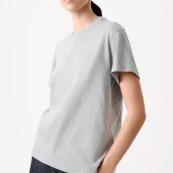 Studio Nicholson - T-shirt Marine - Gris Chiné