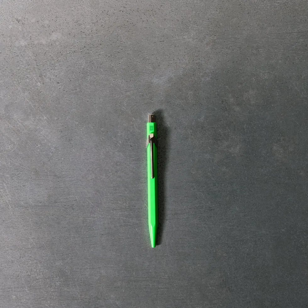 Stylo bille - Vert Fluo - Caran d'Ache