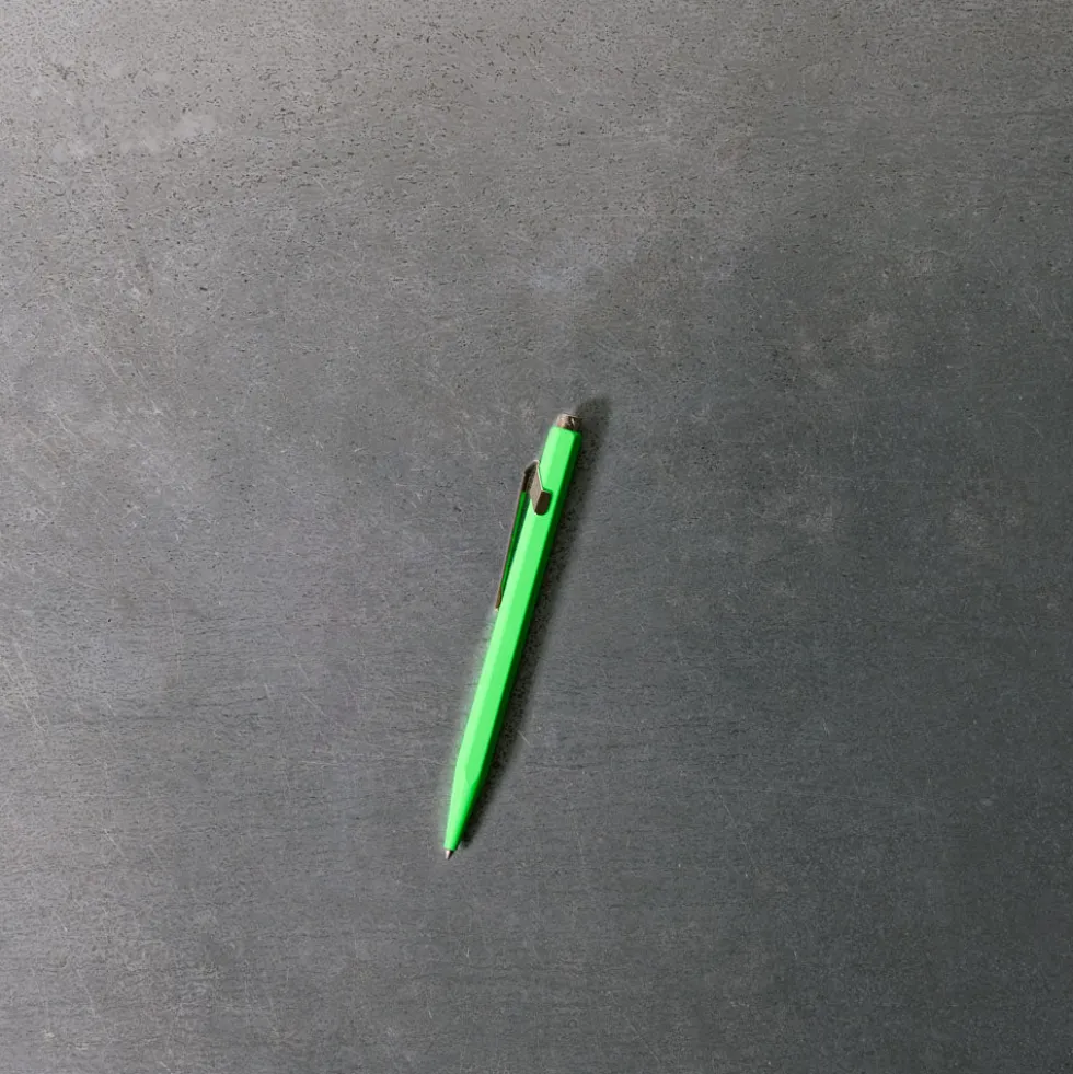 Stylo bille - Vert Fluo - Caran d'Ache