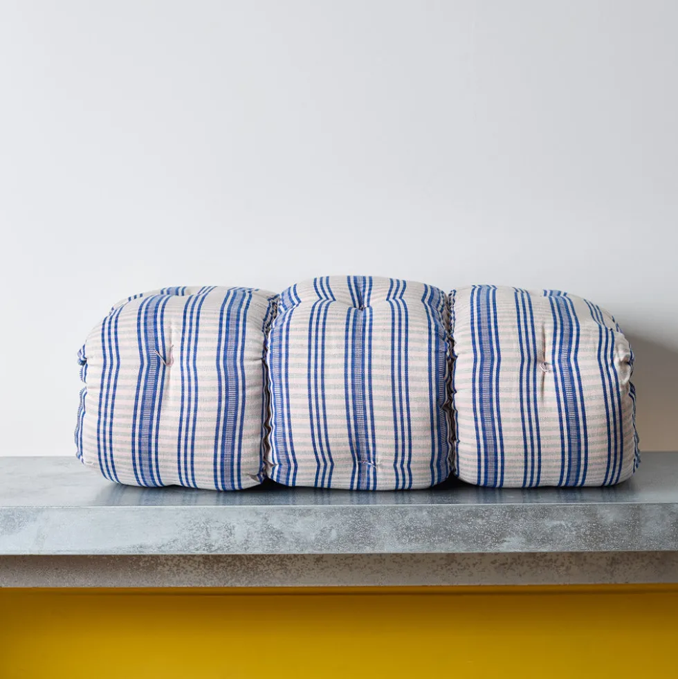 Sur-matelas - Bleu Rayures