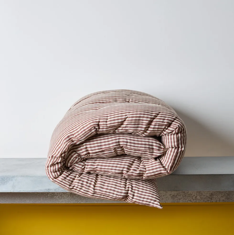 Sur-matelas - Marron Rayures