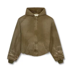 6397 - Sweat Zip Up - Mud