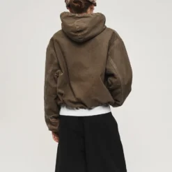 6397 - Sweat Zip Up - Mud