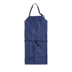 Tablier en lin lavé - Bleu Pacifique