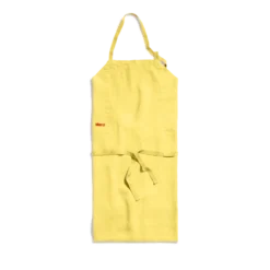 Tablier en lin lavé - Jaune Citronnade