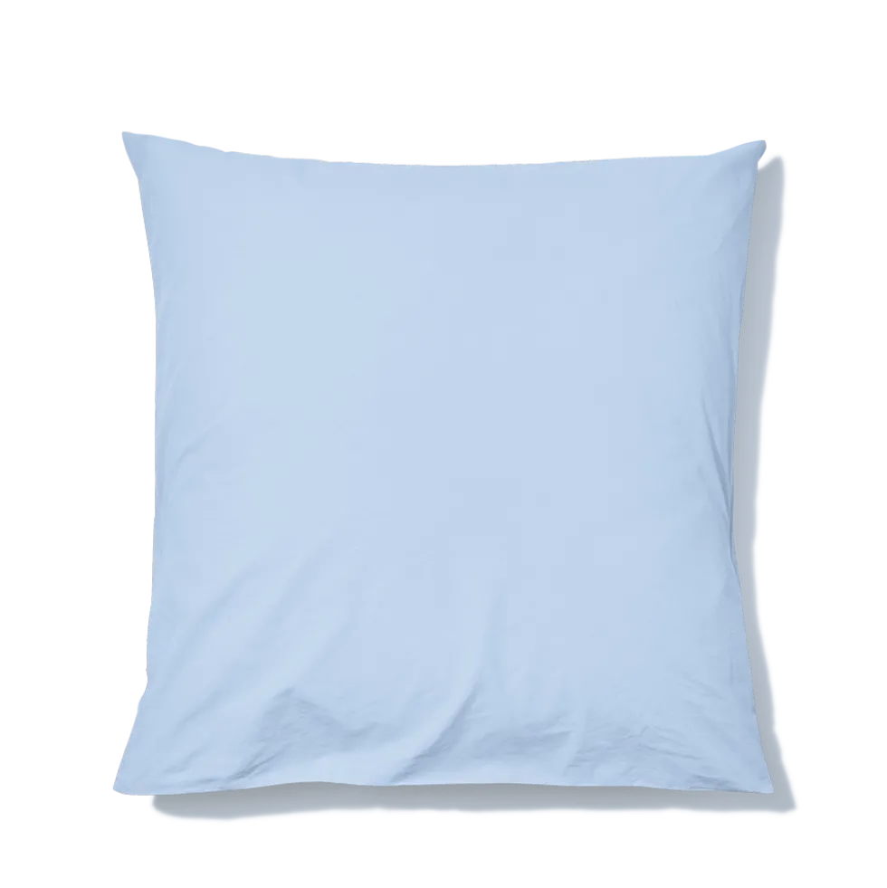 Taie d'oreiller en percale de coton - Bleuet
