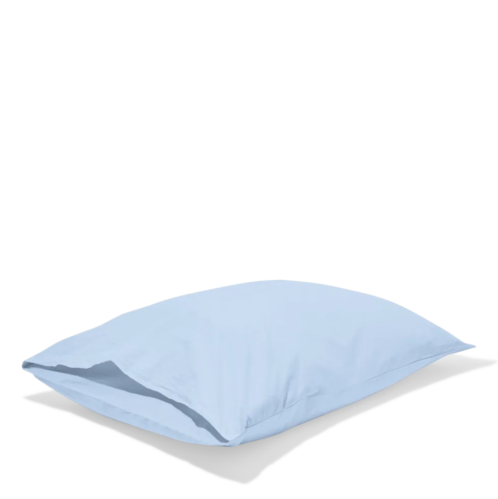 Taie d'oreiller en percale de coton - Bleuet