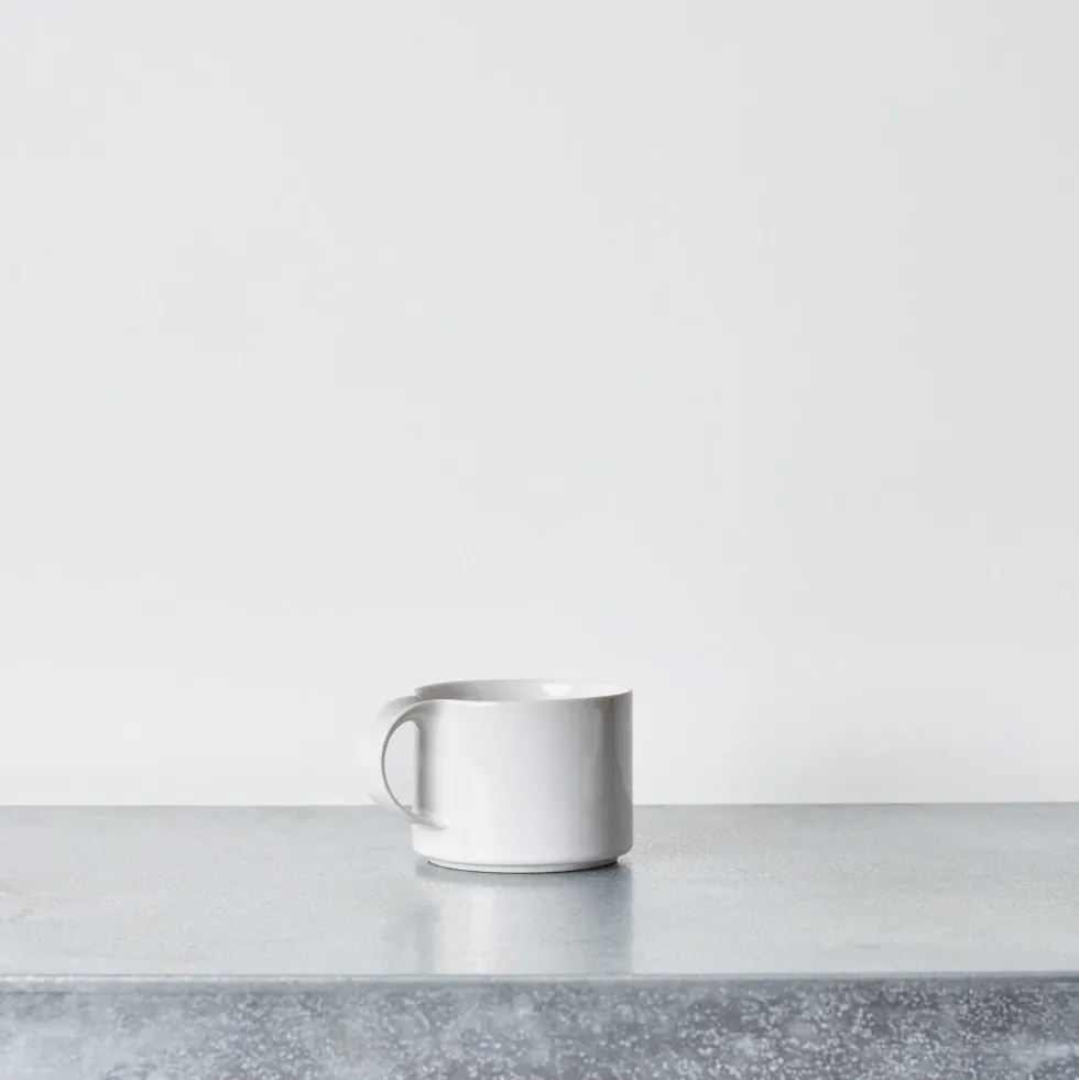 Tasse soucoupe Moderato - Blanc