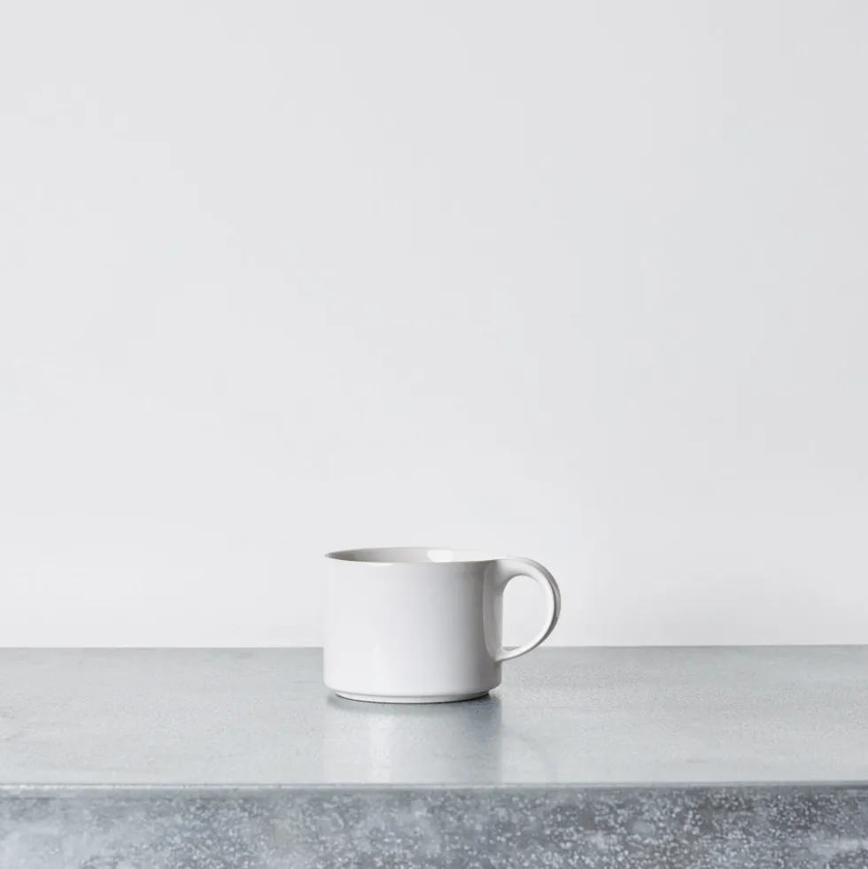 Tasse soucoupe Moderato - Blanc