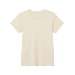 THE GREAT - T-shirt The Slim - Blanc Délavé