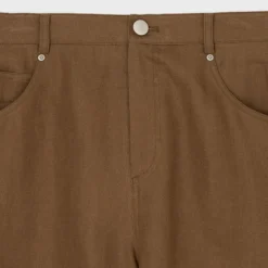 The Loom - Bermuda Linen Denim - Marron