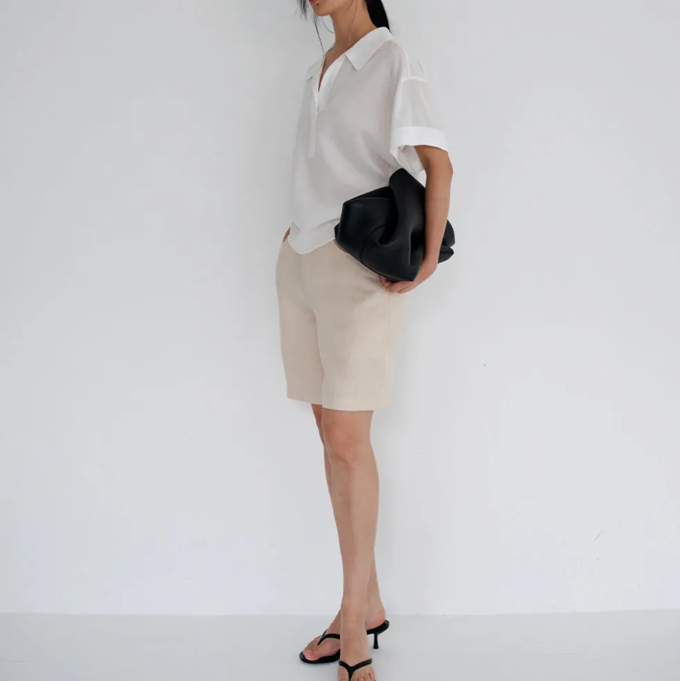 The Loom - Chemise Back Tuck - Beige Clair