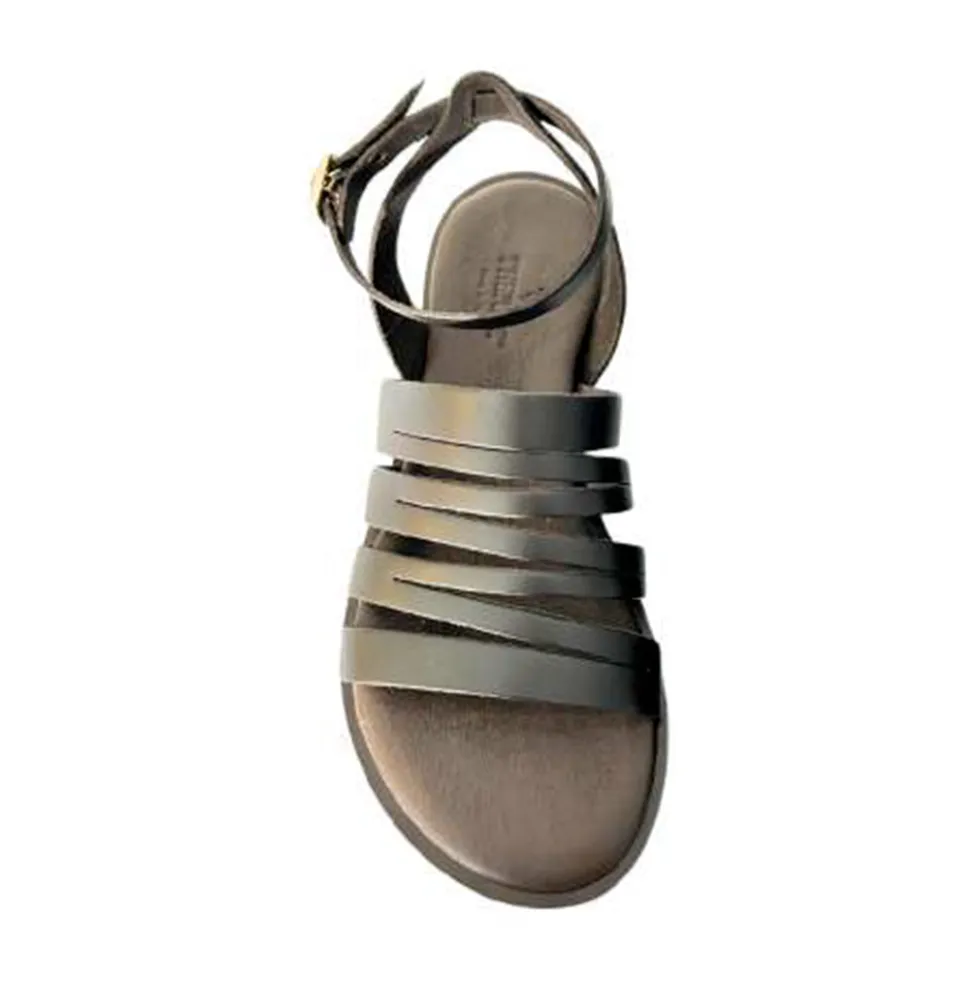 Thera's - Sandales Spartiate - Noir