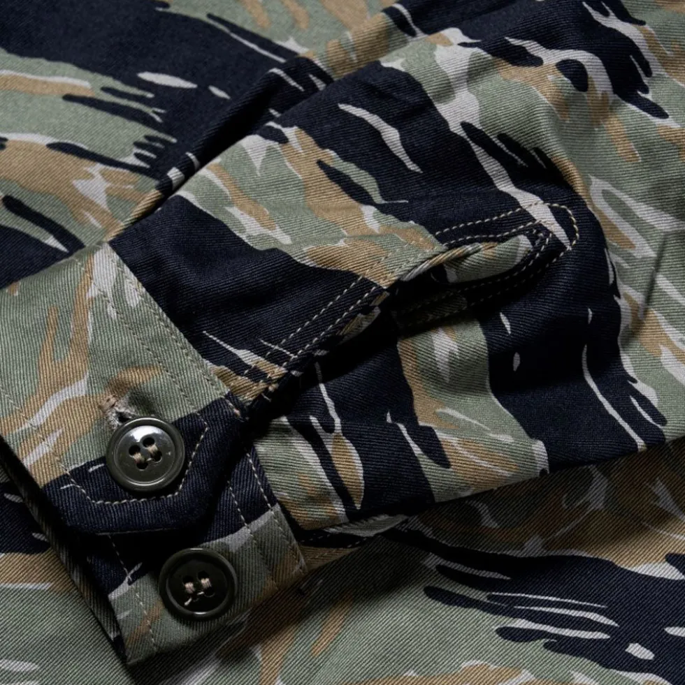The real McCoys - Veste Tiger Camouflage - Vert