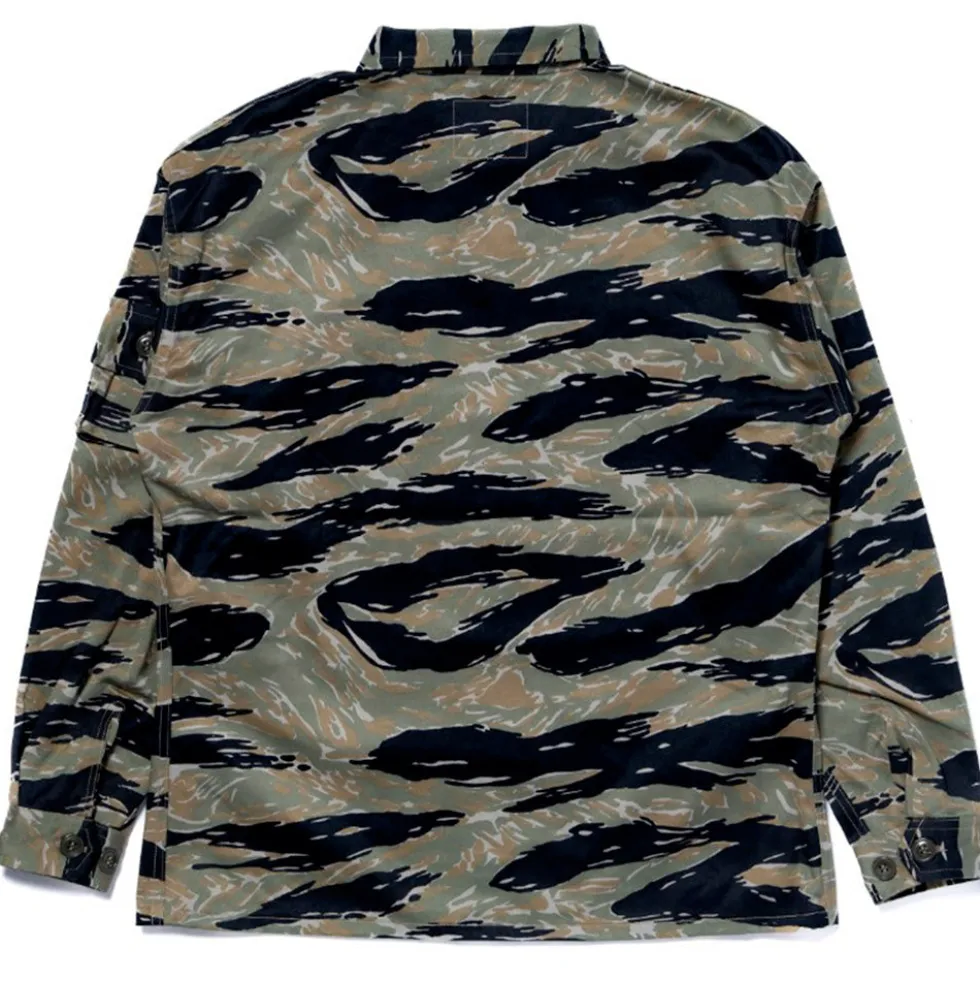 The real McCoys - Veste Tiger Camouflage - Vert