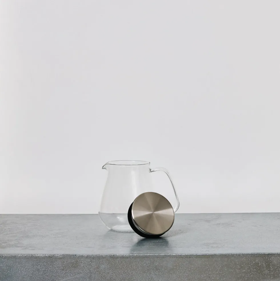 Théière en verre avec filtre