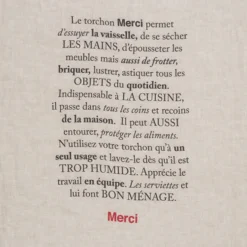 Torchon Merci - Naturel