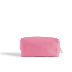 Trousse de toilette en lin lavé - Rose Garance
