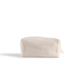 Trousse de toilette en lin lavé - Pierre