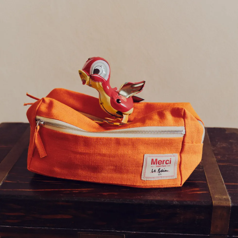 Trousse de toilette - Orange Zeste