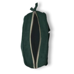 Trousse en lin lavé - Vert Séquoia