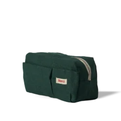 Trousse en lin lavé - Vert Séquoia