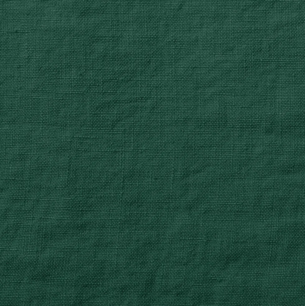 Trousse en lin lavé - Vert Séquoia